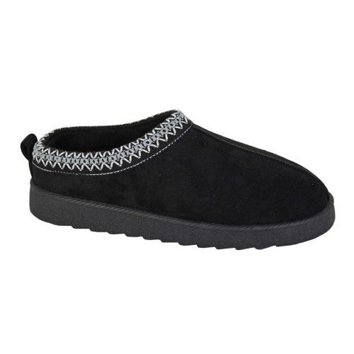 Front - Cipriata Womens/Ladies Dana Microsuede Mule Slippers