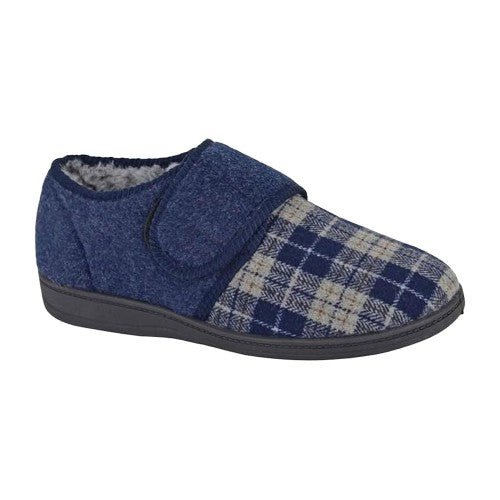 Front - Sleepers Mens Denzil Slippers
