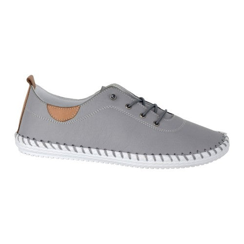 Front - Mod Comfys Womens/Ladies Softie Leather Loafers