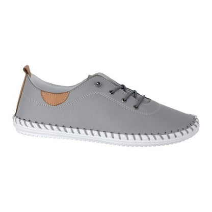 Front - Mod Comfys Womens/Ladies Softie Leather Loafers