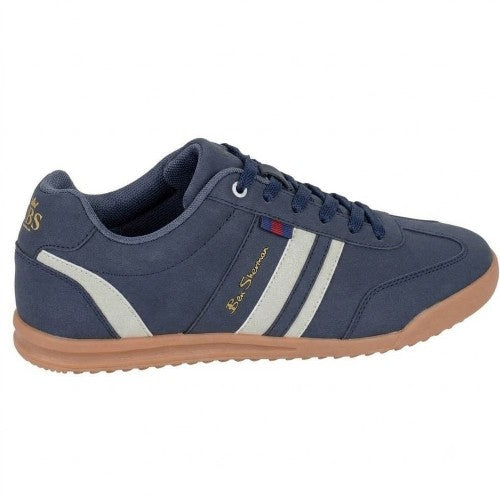 Front - Ben Sherman Mens Feedback Faux Nubuck Trainers