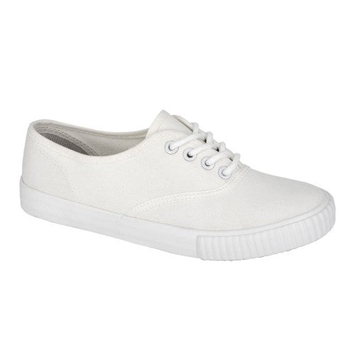 Front - Dek Childrens/Kids Canvas Lace Up Plimsolls