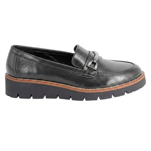 Front - Cipriata Womens/Ladies Miranda Saddle Trim Court Shoes