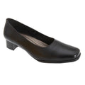 Front - Mod Comfys Womens/Ladies Plain Leather Court Shoes