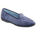 Front - Sleepers Womens/Ladies Nieta Plain Embroidered Slippers