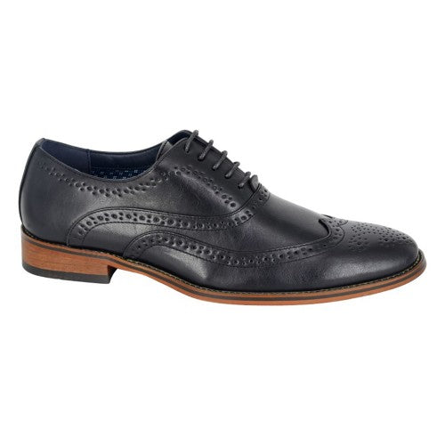 Front - Goor Mens 5 Eyelet Brogue Oxford Shoes