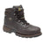 Front - Grafters Mens Safety Hiker Type Toe Cap Waxy Leather Boots