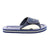 Front - PDQ Mens Surfer Touch Fastening Beach Mule Pool Shoes