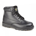 Front - Grafters Mens Padded Leather Safety Boots