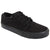 Front - Dek Boys 4 Eye Black Canvas Deck Shoes