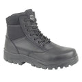 Front - Grafters Mens Sherman Thinsulate Lined 7 Eye Combat Boots