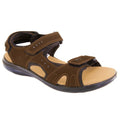 Front - Roamers Mens 3 Touch Fastening Padded Sports Sandals