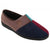 Front - Comfylux Mens Harlequin Multi Velour Slippers