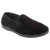 Front - Zedzzz Mens Kevin Velour Twin Gusset Slippers