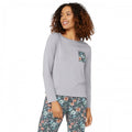Front - Debenhams Womens/Ladies Meadow Jersey Pyjama Top