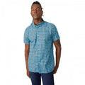 Front - Mantaray Mens Double Checked Shirt