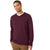 Front - Maine Mens Premium Cotton V Neck Jumper