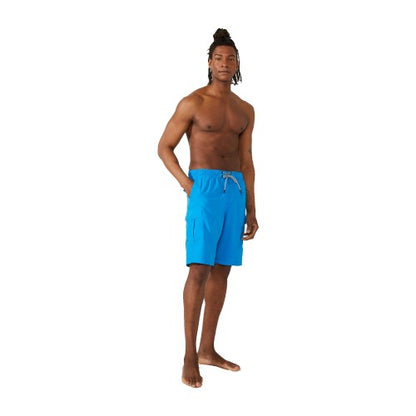 Front - Mantaray Mens Cargo Swim Shorts