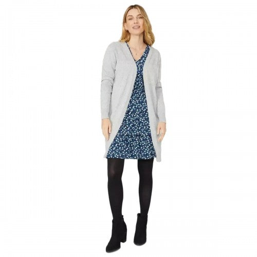 Mantaray Womens Ladies Moss Stitch Longline Cardigan Discounts on great Brands