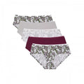 Front - Debenhams Womens/Ladies Blossom Knickers (Pack of 5)