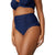 Front - Gorgeous Womens/Ladies Textured High Waist Bikini Bottoms