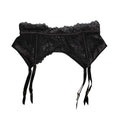 Front - Gorgeous Womens/Ladies Lace Satin Suspender Belt