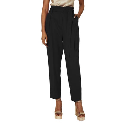 Front - Principles Womens/Ladies Belted Paperbag Trousers