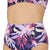 Front - Gorgeous Womens/Ladies Arianna Palm Print High Waist Bikini Bottoms