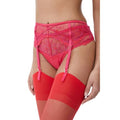 Front - Debenhams Womens/Ladies Love Heart Embroidered Suspender Belt