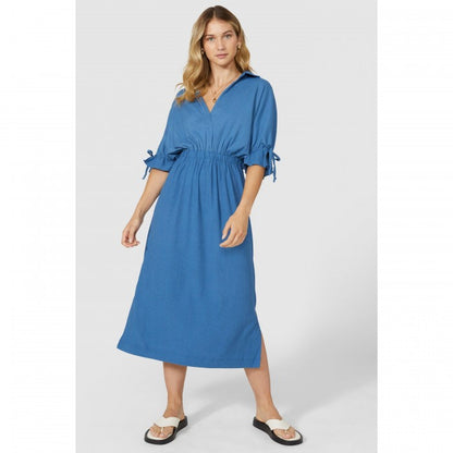 Front - Principles Womens/Ladies Notch Neck Short-Sleeved Shirt Dress