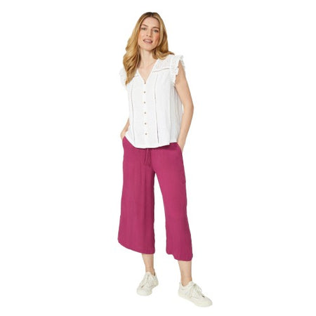 Mantaray poplin cropped trousers deals
