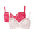 Front - Gorgeous Womens/Ladies Floral Bra (Pack of 2)