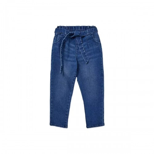 Front - Blue Zoo Girls Paperbag Jeans