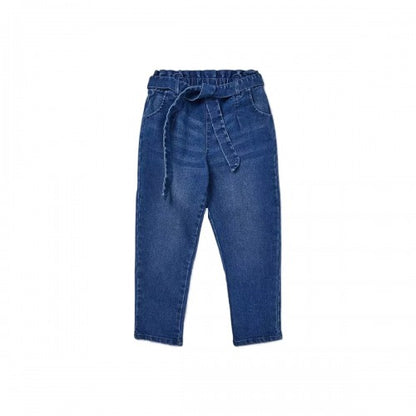 Front - Blue Zoo Girls Paperbag Jeans