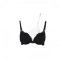 Front - Debenhams Womens/Ladies Flock Spot Push Up Bra (Pack of 2)