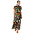 Front - Principles Womens/Ladies Leaf Print Short-Sleeved Midi Dress