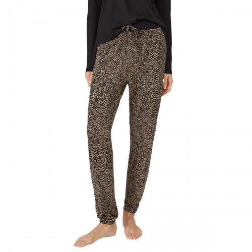 Debenhams Womens/Ladies Jersey Animal Print Cuffed Pyjama Bottoms