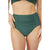 Front - Debenhams Womens/Ladies Textured High Waist Bikini Bottoms