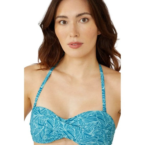 Debenhams Womens/Ladies Leaf Print Bandeau Bikini Top Discounts
