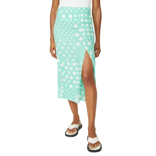 Front - Maine Womens/Ladies Spotted Midi Skirt
