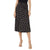 Front - Principles Womens/Ladies Spotted Ruched Front Midi Skirt