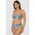 Front - Gorgeous Womens/Ladies Zebra Print Padded Bikini Top