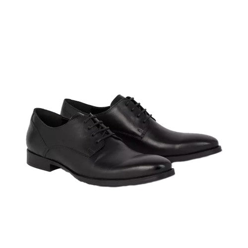Debenhams Mens Woods Leather Derby Shoes UK Black Discounts