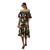 Front - Principles Womens/Ladies Printed Bardot Petite Midi Dress