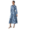 Front - Principles Womens/Ladies Floral Long-Sleeved Shirt Dress