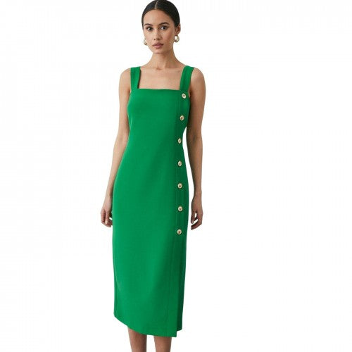 Front - Principles Womens/Ladies Crepe Button Detail Pencil Dress