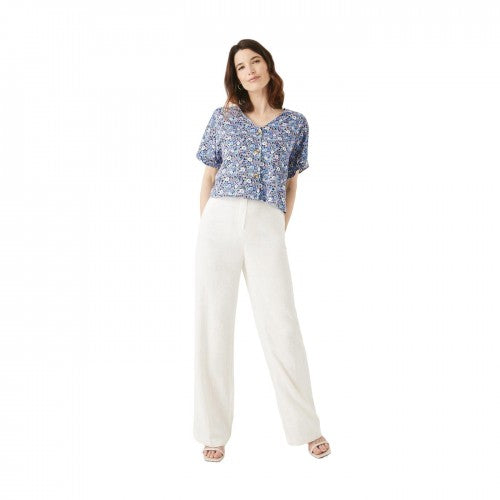 Front - Maine Womens/Ladies Floral Button Through Blouse