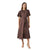 Front - Principles Womens/Ladies Spotted Keyhole Midi Dress
