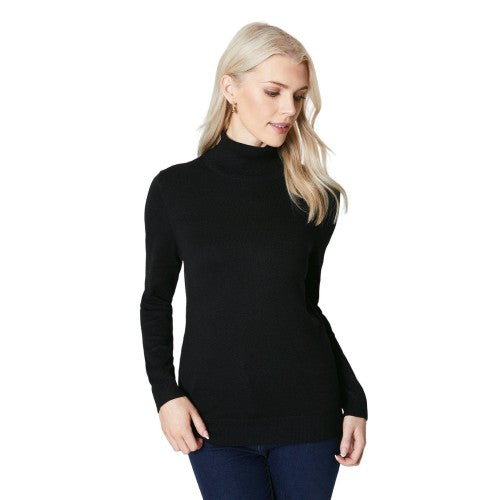 Front - Principles Womens/Ladies Roll Neck Jumper