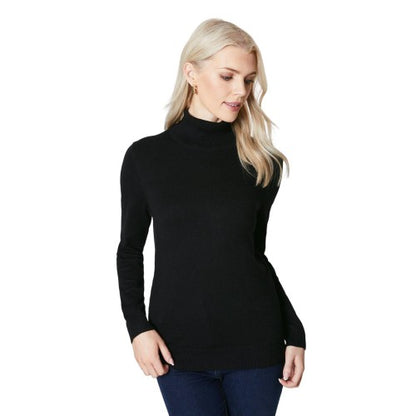 Front - Principles Womens/Ladies Roll Neck Jumper